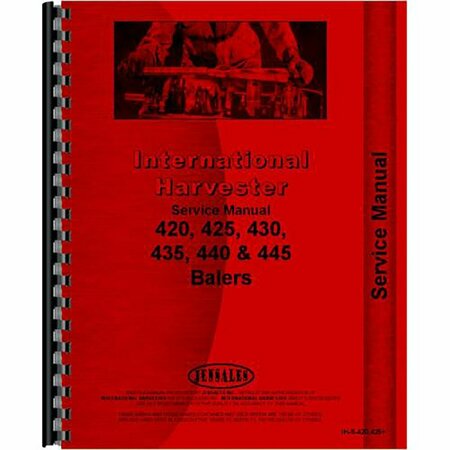 AFTERMARKET Baler Service Manual for International Harvester 440 RAP75370